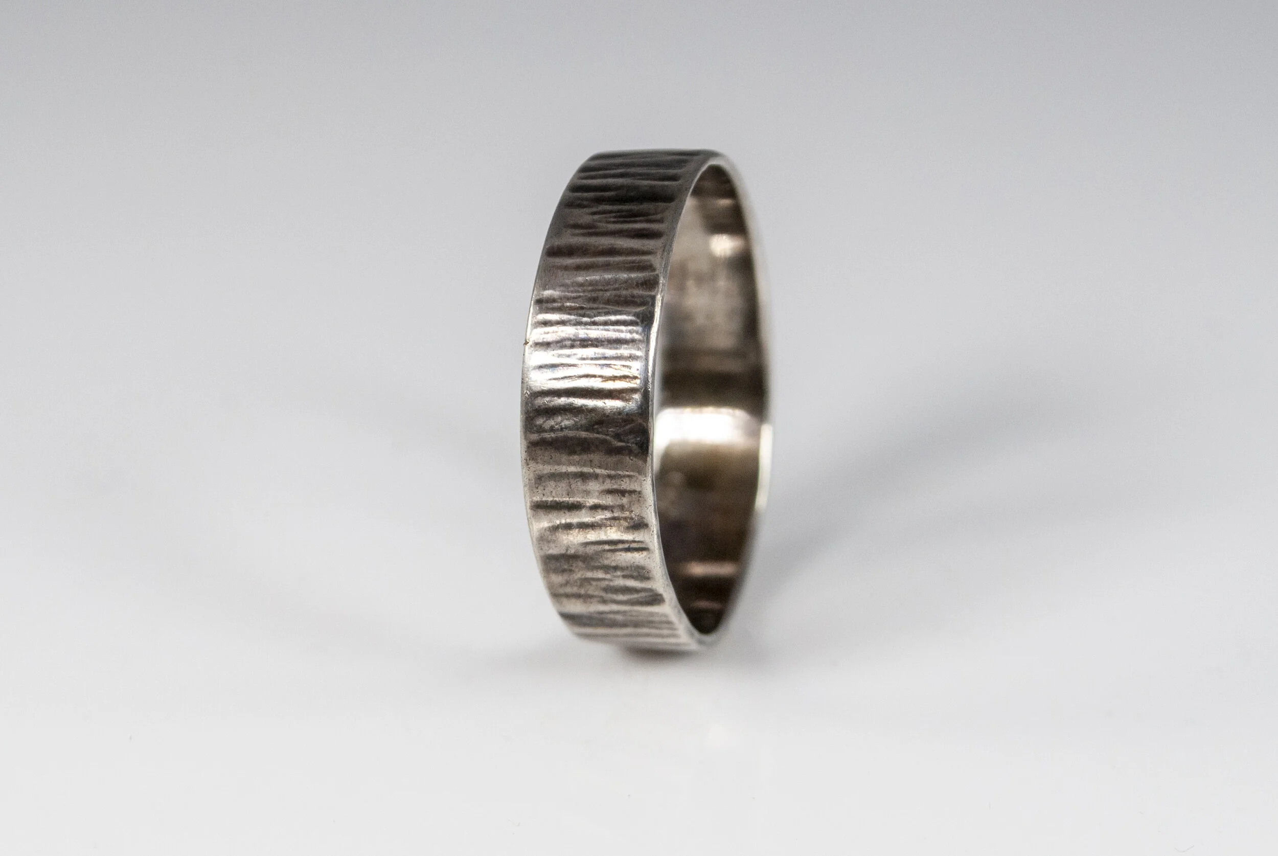 Hammered Sterling Silver Ring — Devin Raber Jewelry